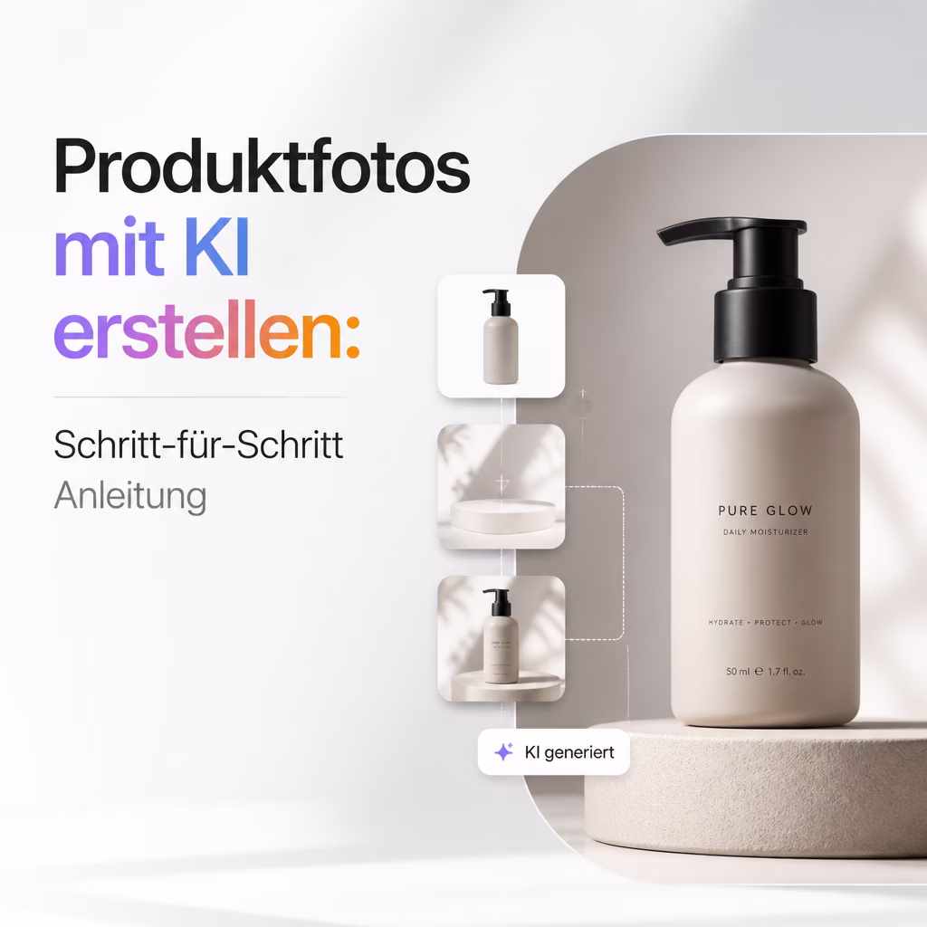 Produktfotos mit KI erstellen: Schritt-für-Schritt Anleitung